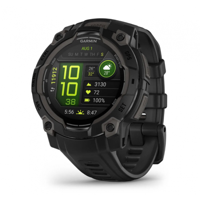 GARMIN Instinct 3 – 45 mm, AMOLED Black with Black Band 010-02936-00 010-02936-00 от прозводителя Garmin