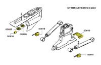 Комплект алюминиевых анодов BRAVO THREE KITBRAVOIII-04AL от прозводителя Tecnoseal