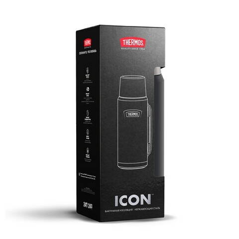 Термос универсальный (для еды и напитков) Thermos IS-210 GT (1,2 литра), черный 563248 от прозводителя Thermos