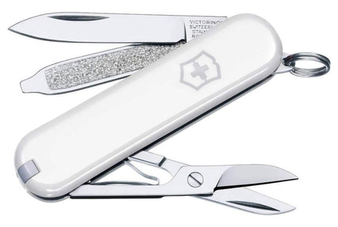 Нож Victorinox Classic Nail Clip 580, 65 мм, 8 функций, белый 0.6463.7 от прозводителя Victorinox