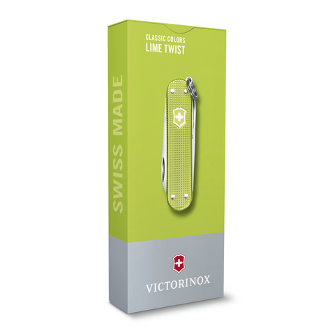 Нож-брелок Victorinox Classic SD Alox Colors, 58 мм, 5 функций, "Lime Twist" 0.6221.241G от прозводителя Victorinox