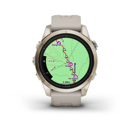 Garmin Epix Pro (Gen 2) - 42 мм SAPPHIRE | Soft Gold with Light Sand Band