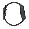 Garmin Venu Sq 2 - 40 мм Music | Премиум-функции | Slate Aluminium Bezel with Black Case and Silicone Band