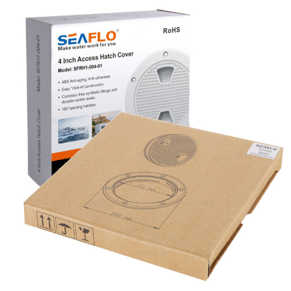 Крышка люка технологическая SEAFLO 151 мм, белая SFRH1-006-01 от прозводителя SeaFlo