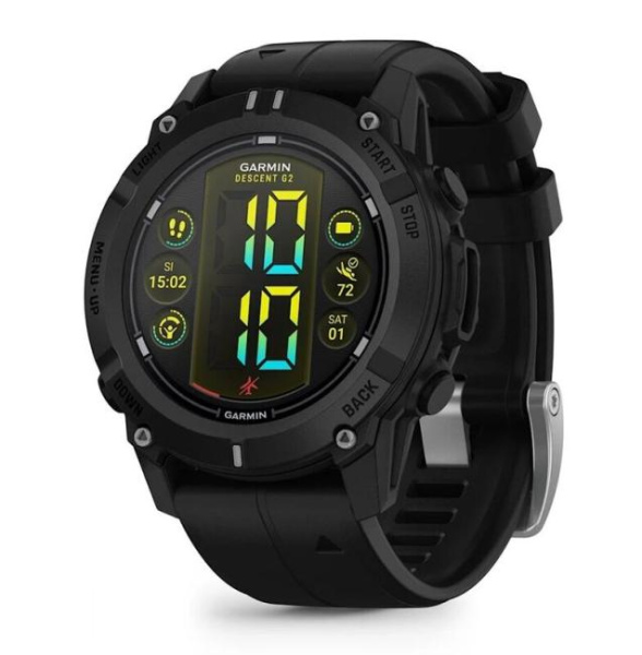 GARMIN DESCENT G2 BLACK WITH BLACK SILICON BAND 010-02986-00 010-02986-00 от прозводителя Garmin