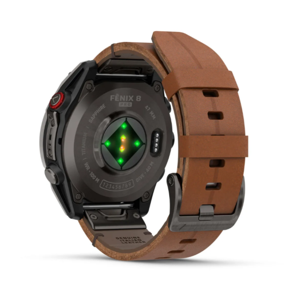 GARMIN   FENIX 8 PRO – 47 mm, AMOLED Sapphire Chestnut leather band 010-03198-40 010-03198-40 от прозводителя Garmin