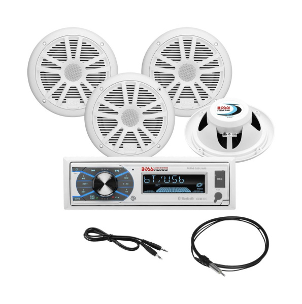 Морская аудиосистема 1DIN BOSS MCK632WB.64 (комплект4) 00172466 от прозводителя Boss Audio