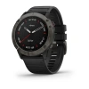 Garmin Fenix 6x - 51 мм SAPPHIRE | Carbon grey DLC with black band