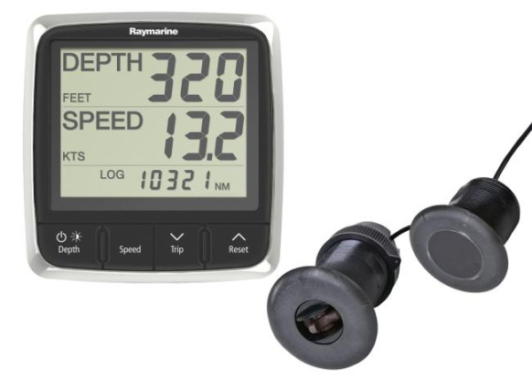 RAYMARINE i50 Tridata with Sensor Speed/Temp/Depth Through Hull Transducers E70149 от прозводителя Raymarine