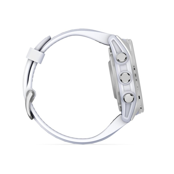 Garmin Fenix ​​8 — AMOLED 43 мм — серебристый с ремешком из белого камня 010-02903-00 от прозводителя Garmin