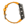 Garmin Fenix 8 - 51 мм AMOLED | Titanium with Spark orange/graphite silicone band
