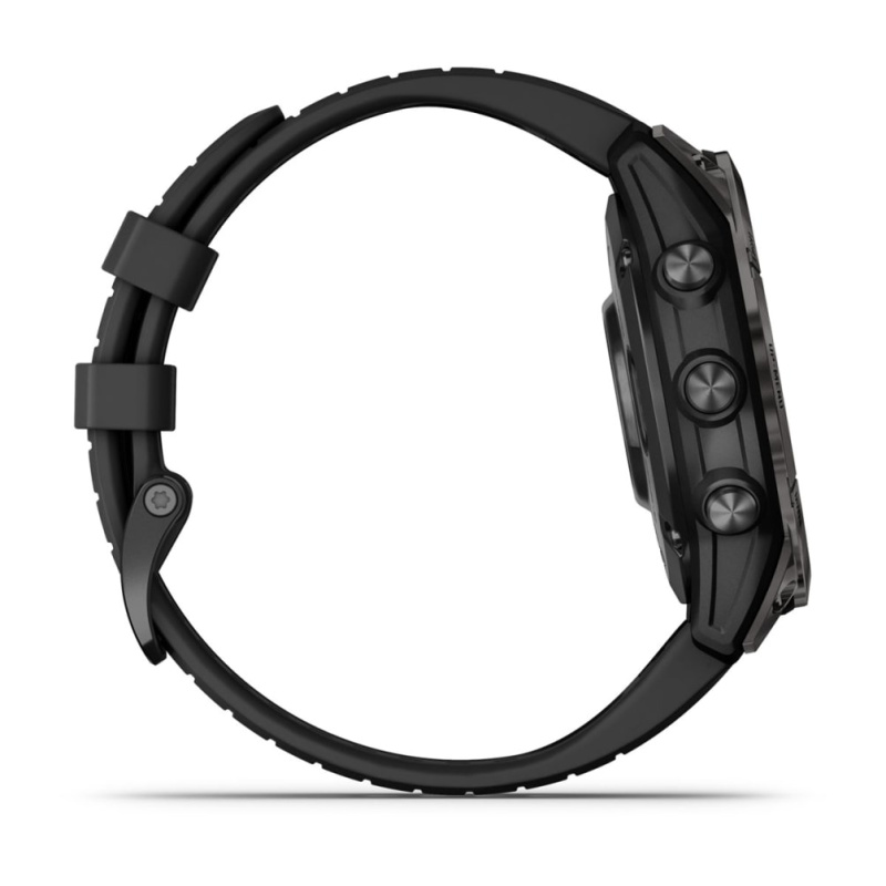 Garmin Fenix 7 Pro - 47 мм SOLAR | SAPPHIRE | Carbon Grey DLC Titanium with Black Band
