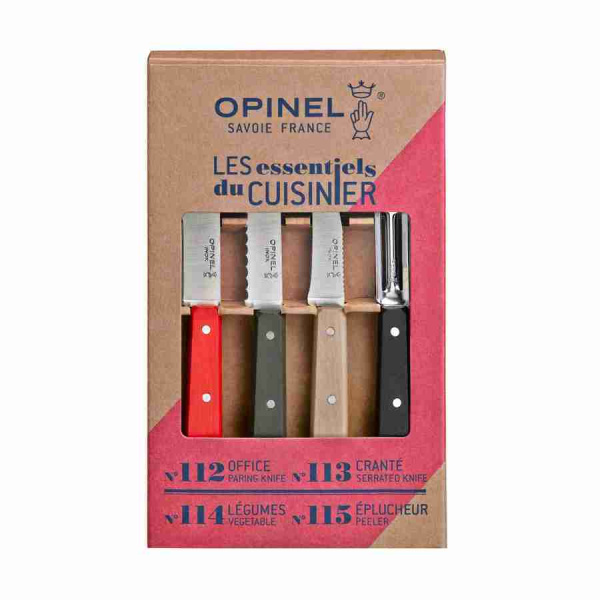 Набор ножей Opinel Les Essentiels Loft, нержавеющая сталь, (4 шт./уп.), 001626 001626 от прозводителя Opinel