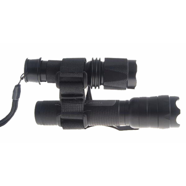 Крепление для фонарей параллельное на липучках (оружие, велошлем), KParal KParal от прозводителя Fenix