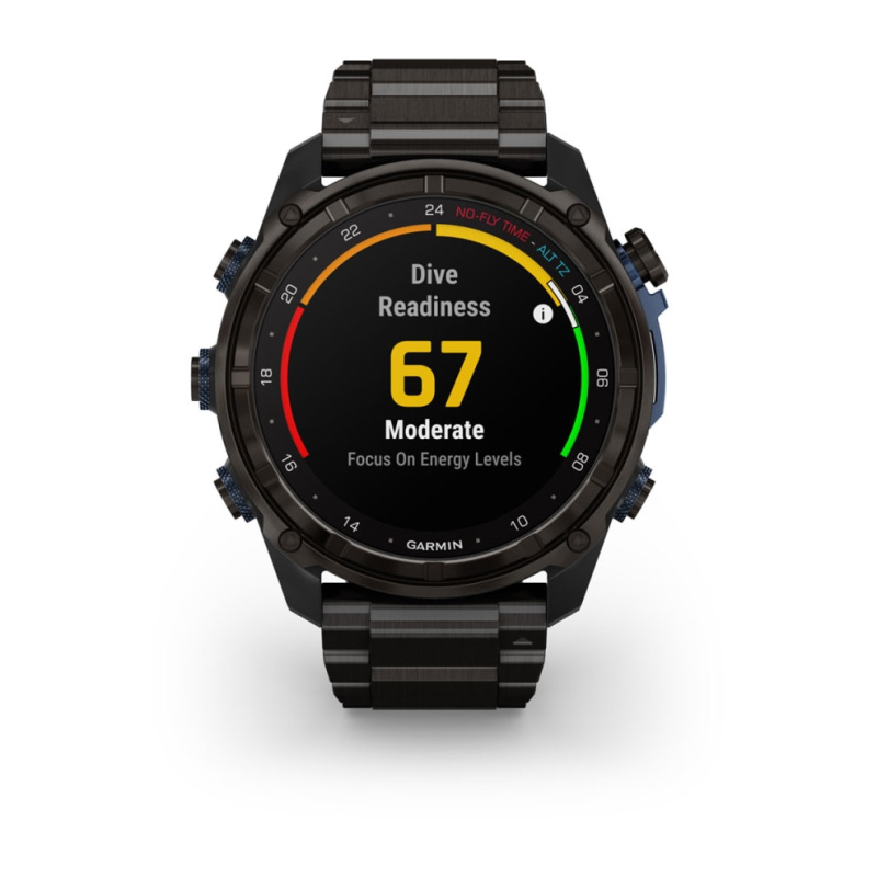 Garmin Descent Mk3i - 51 мм | Carbon grey DLC titanium band