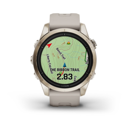 Garmin Epix Pro (Gen 2) - 42 мм SAPPHIRE | Soft Gold with Light Sand Band