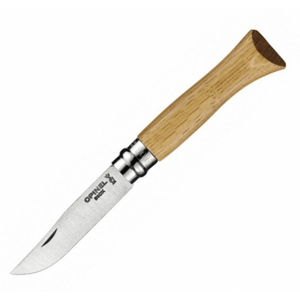 Нож Opinel №6, нержавеющая сталь, дубовая рукоять в картонной коробке, 002024 002024 от прозводителя Opinel