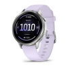 Garmin Venu 4 - 41 мм | Silver with Periwinkle Silicone Band