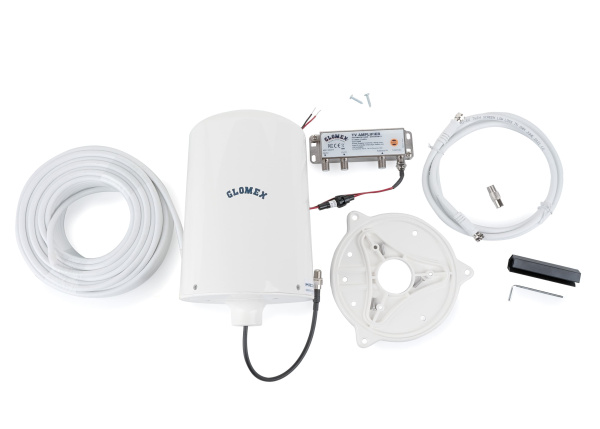 GLOMEX MIZAR AGC DVB-T2 TV Antenna / white V9128AGC от прозводителя GLOMEX