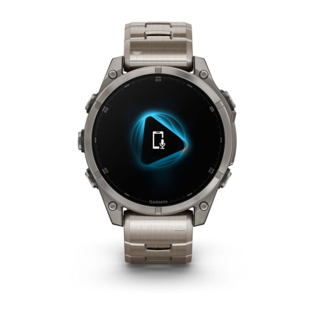 Garmin Fenix 8 - 47 мм AMOLED | SAPPHIRE | Titanium with Vented titanium bracelet