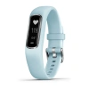 Garmin Vivosmart 4 - Small/Medium | Silver with Azure Blue Band