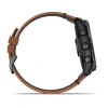 Garmin Epix Pro (Gen 2) - 51 мм PRO | SAPPHIRE | Carbon Grey DLC Titanium with Chestnut Leather Band