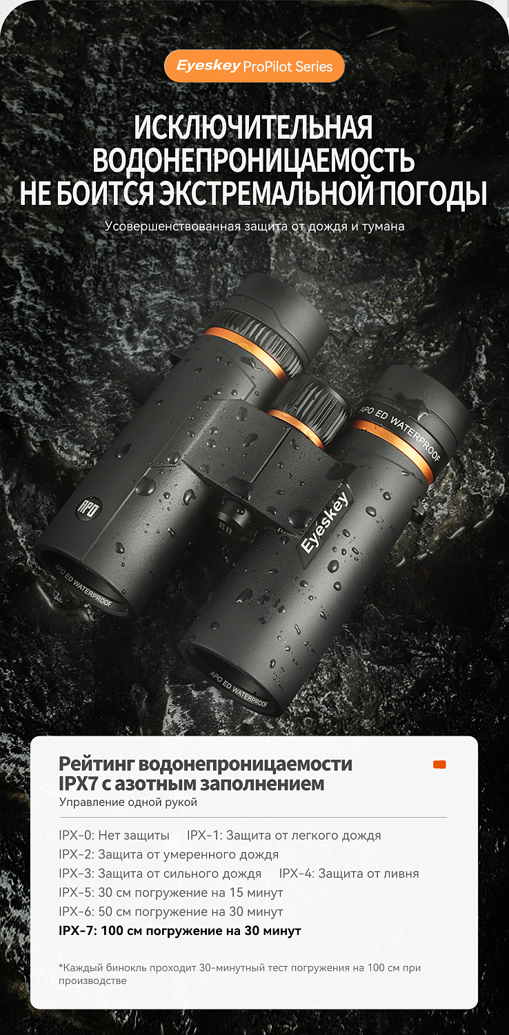 Бинокль Eyeskey ProPilot APO EB - 10x42