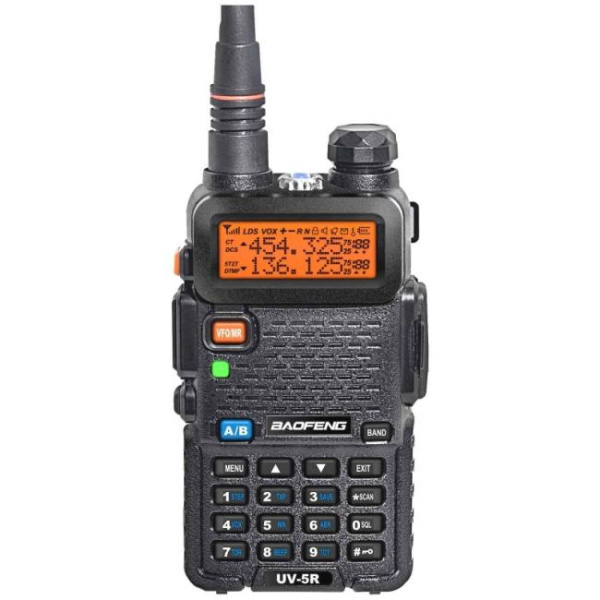 Baofeng UV-5R (Black) 5 Вт Портативная радиостанция VHF/UHF (136-174 МГц; 400-520 МГц) MT269 от прозводителя Baofeng