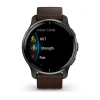 Garmin Venu Sq - Music Edition | Slate Aluminium Bezel with Moss Case and Silicone Band