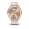 Garmin Vivomove Trend - 40 мм | Peach Gold Stainless Steel Bezel with Ivory Case and Silicone Band