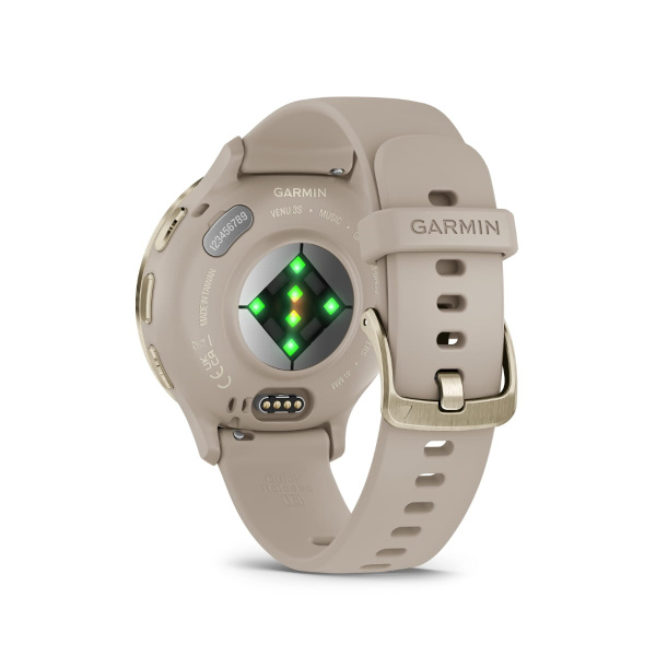 Garmin Venu 3s Светло-золотая рамка с французским серым ремешком 010-02785-02 от прозводителя Garmin