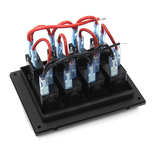 Панель переключателей 4 клавиши с автоматическими выключателями NEKEKE, серия S BP4S от прозводителя NEKEKE