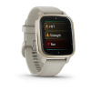 Garmin Venu Sq 2 - 40 мм Music | Премиум-функции | Cream Gold Aluminium Bezel with French Grey Case and Silicone Band