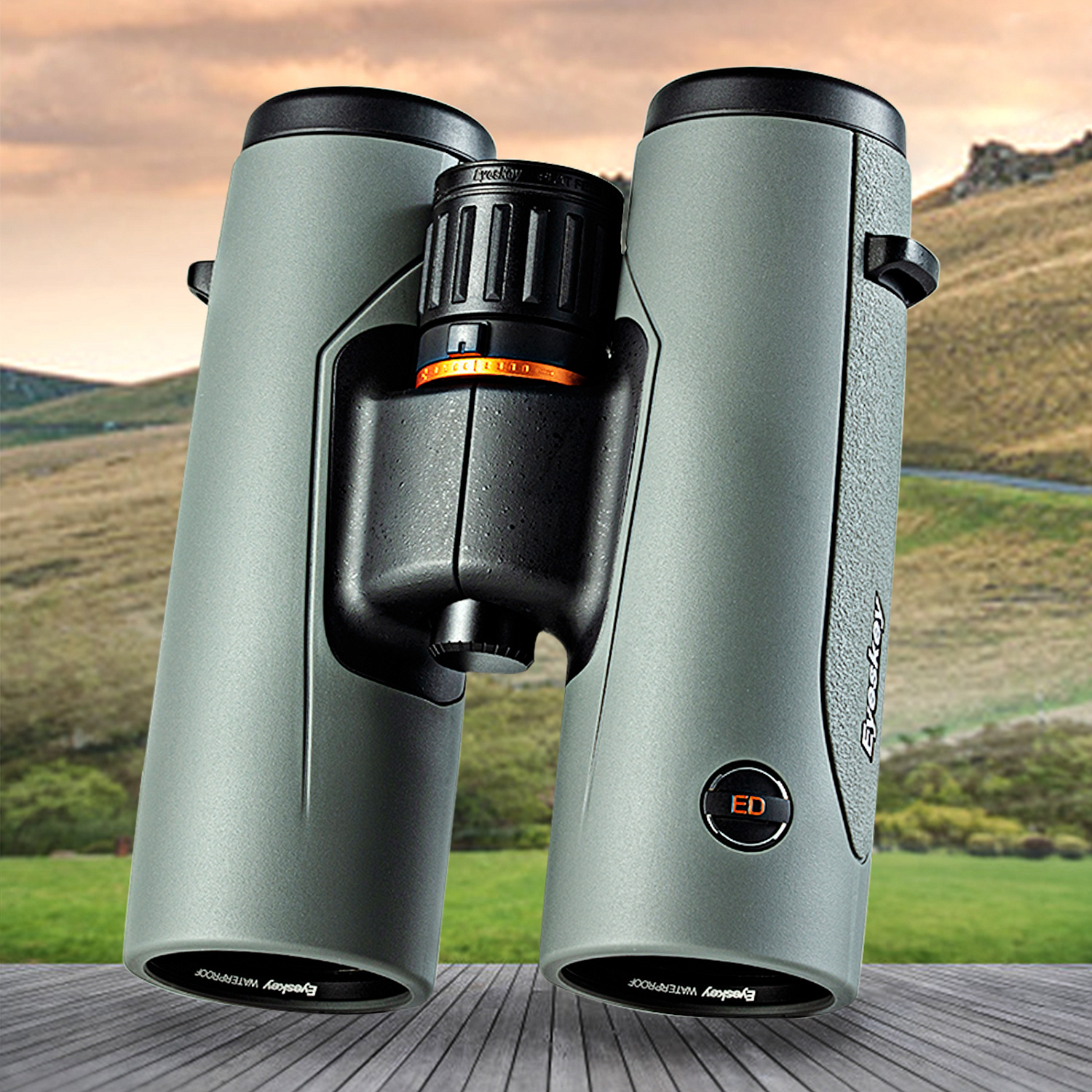 Бинокль Eyeskey SkyPower Flat-Field ED-10x42 серый